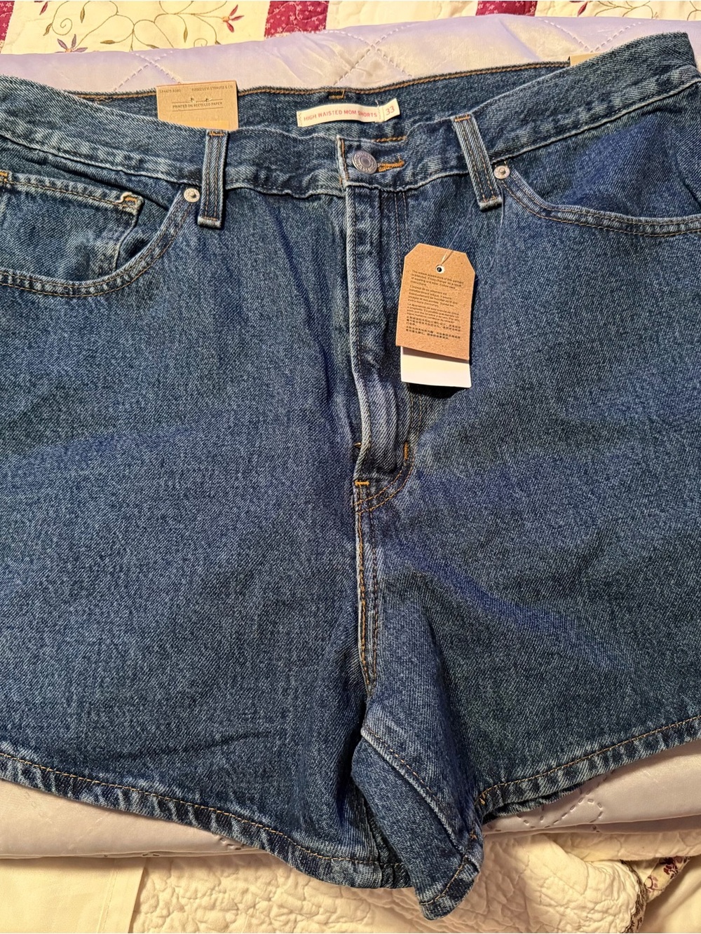 Classic Women’s Denim Shorts in Medium Blue - Casual Everyday Style